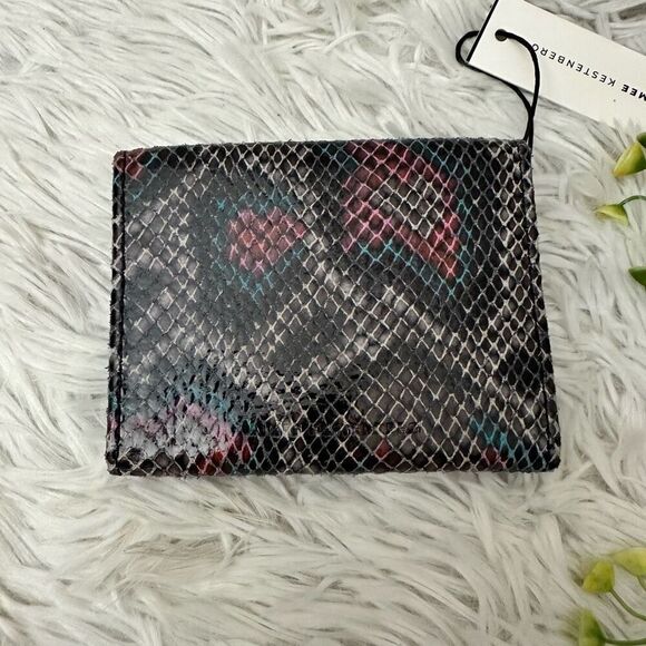 Aimee Kestenberg Zip It Up Trifold Wallet Summer Vibes Snake Multicolor NEW - Picture 2 of 8